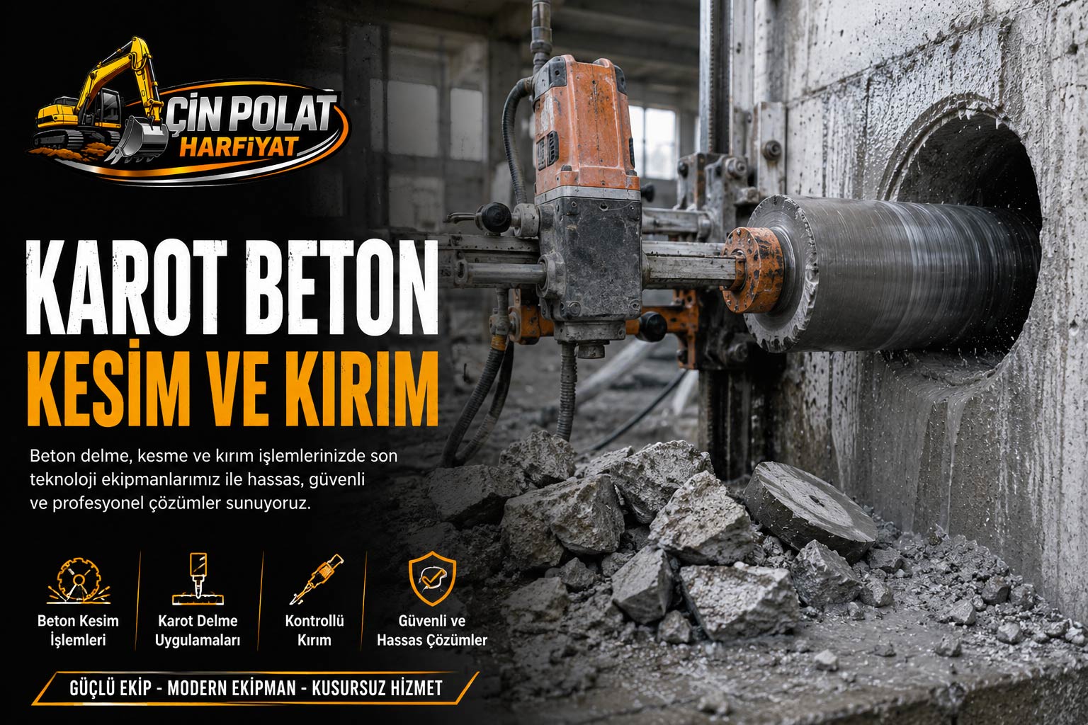 Karot Beton Kesim ve Kırım